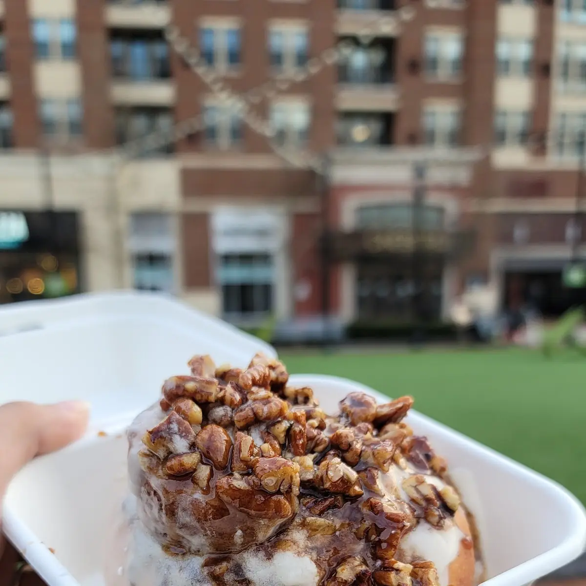 Pecan Cinnamon Roll
