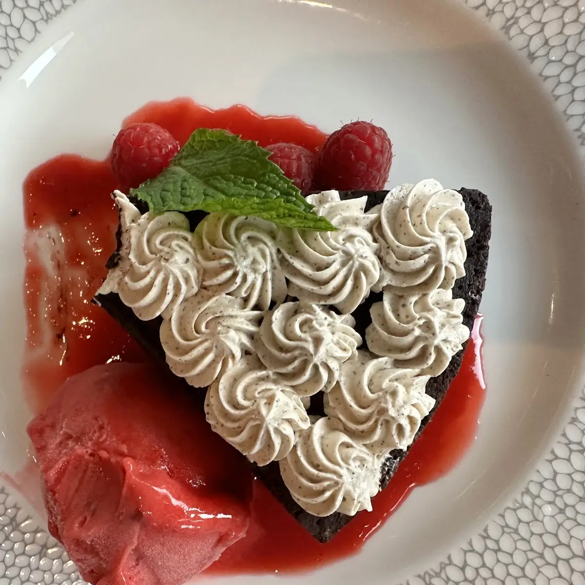 Dark Chocolate Espresso Torte