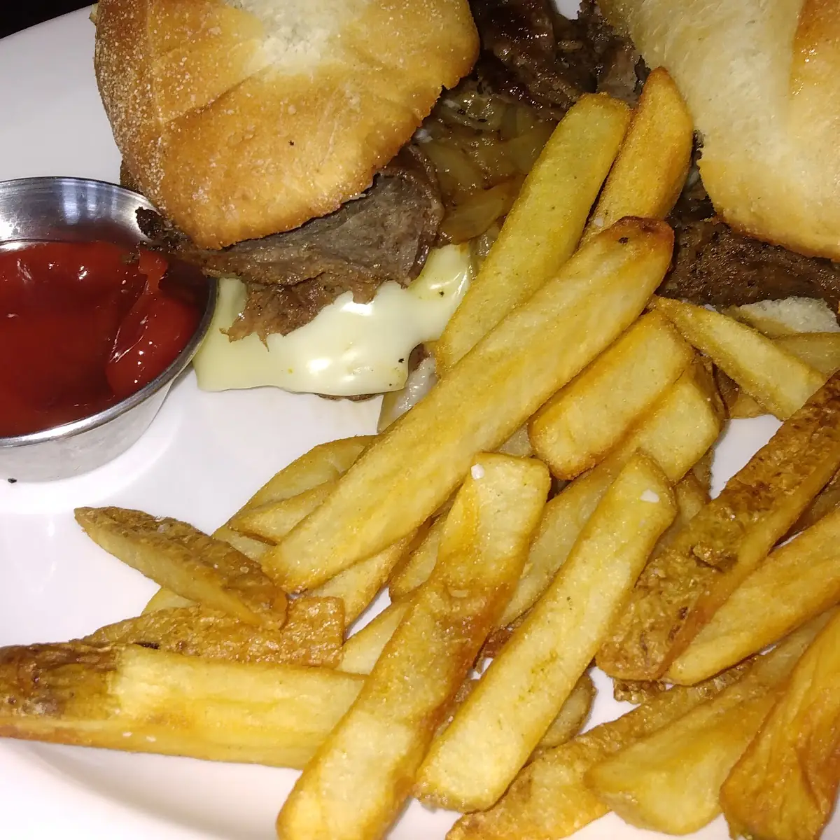 Philly Cheese Steak and Fries