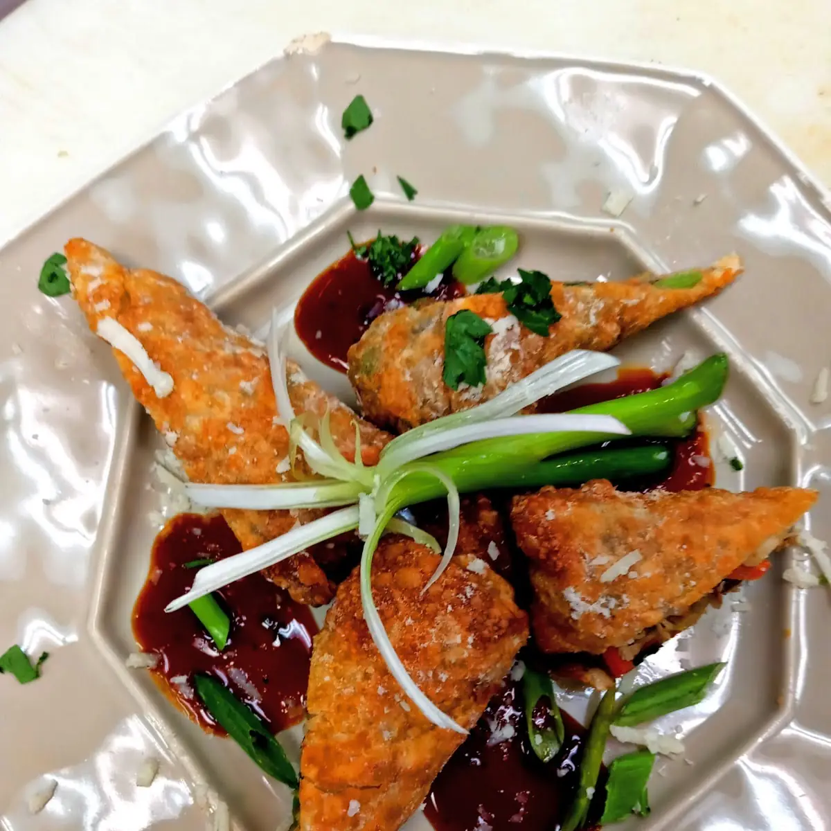 Fillet & Mushroom Egg Rolls