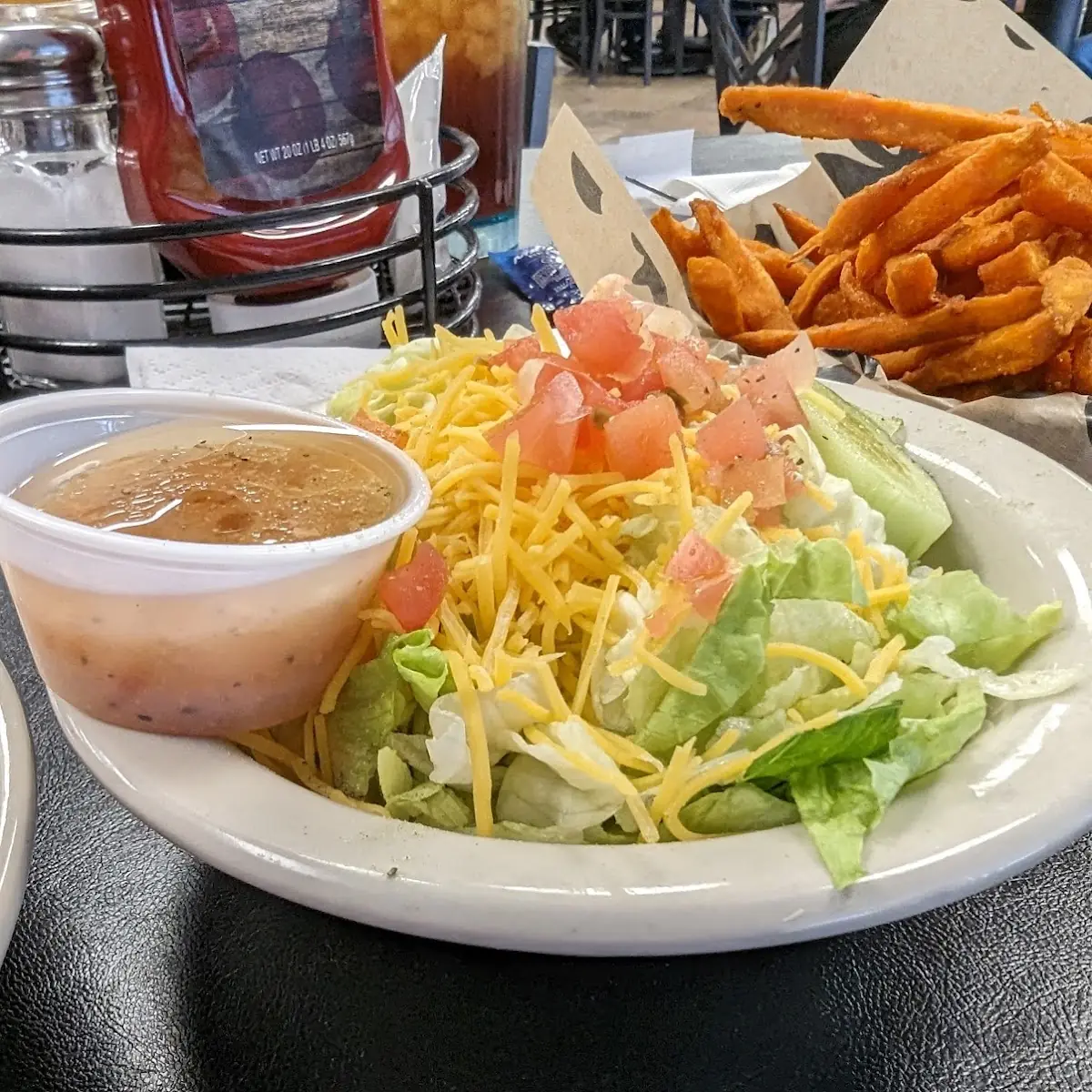 Side Salad with Italian Dressing