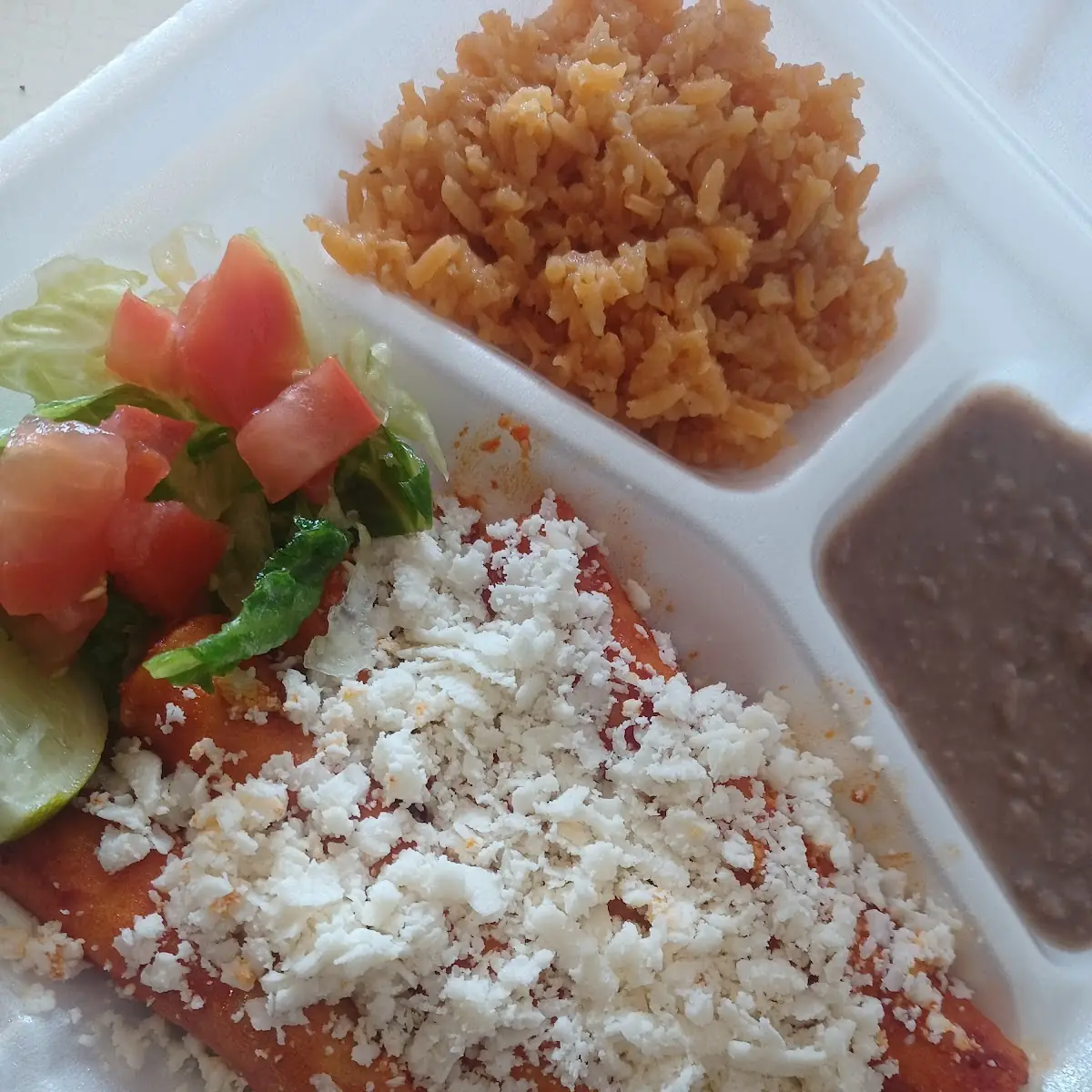 Tacos Rojos Plate