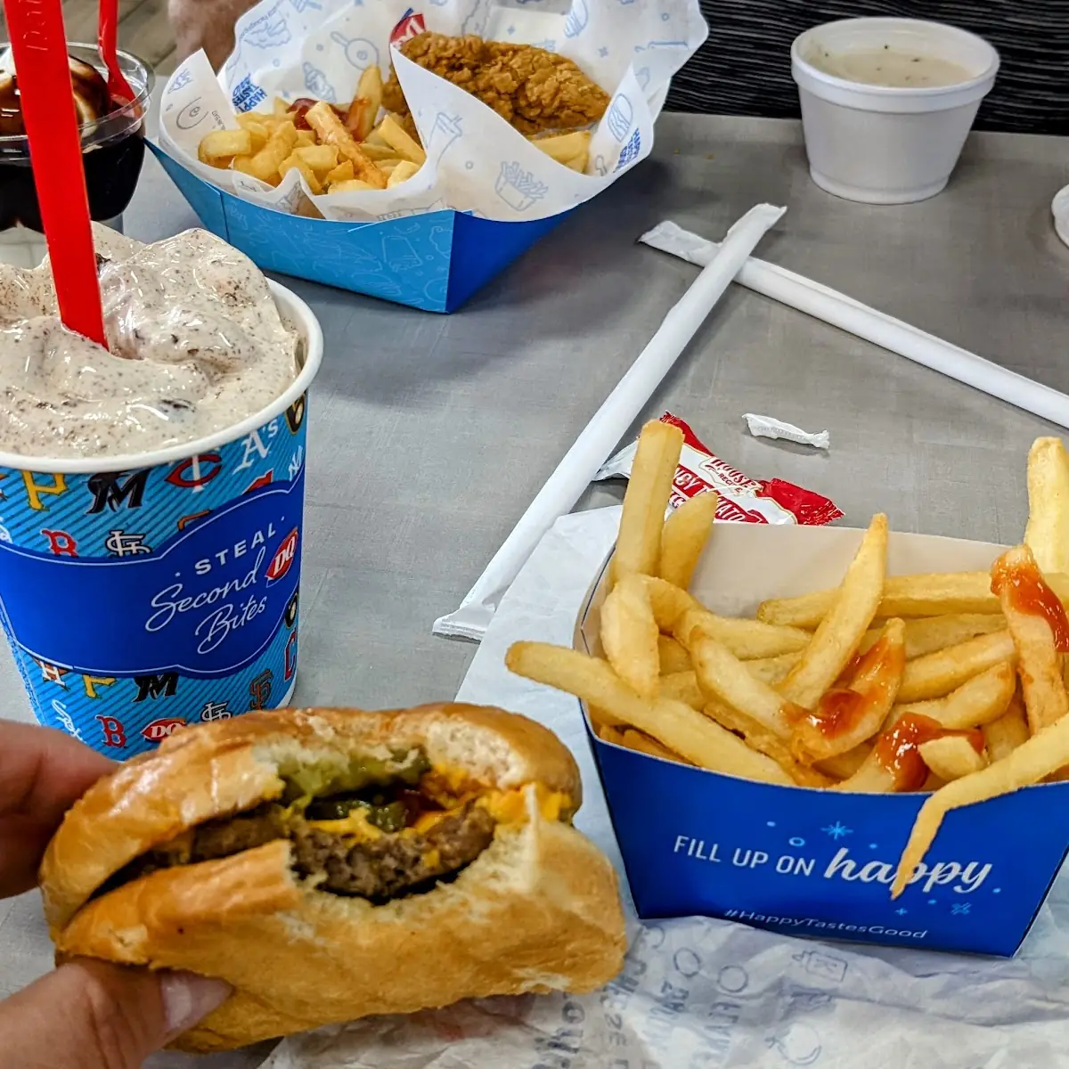 Cheeseburger Meal Deal with Blizzard