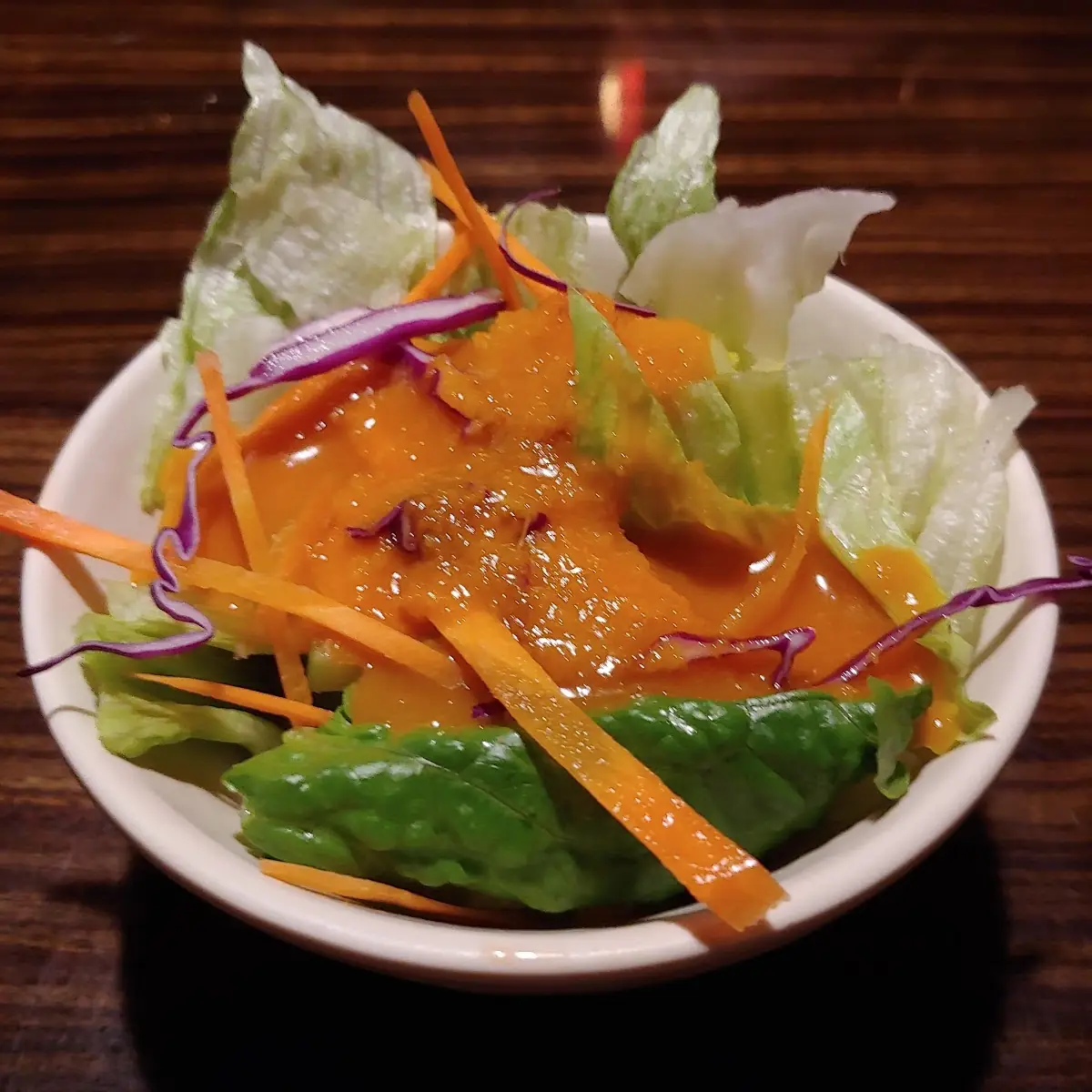 Salad with Ginger Dressing