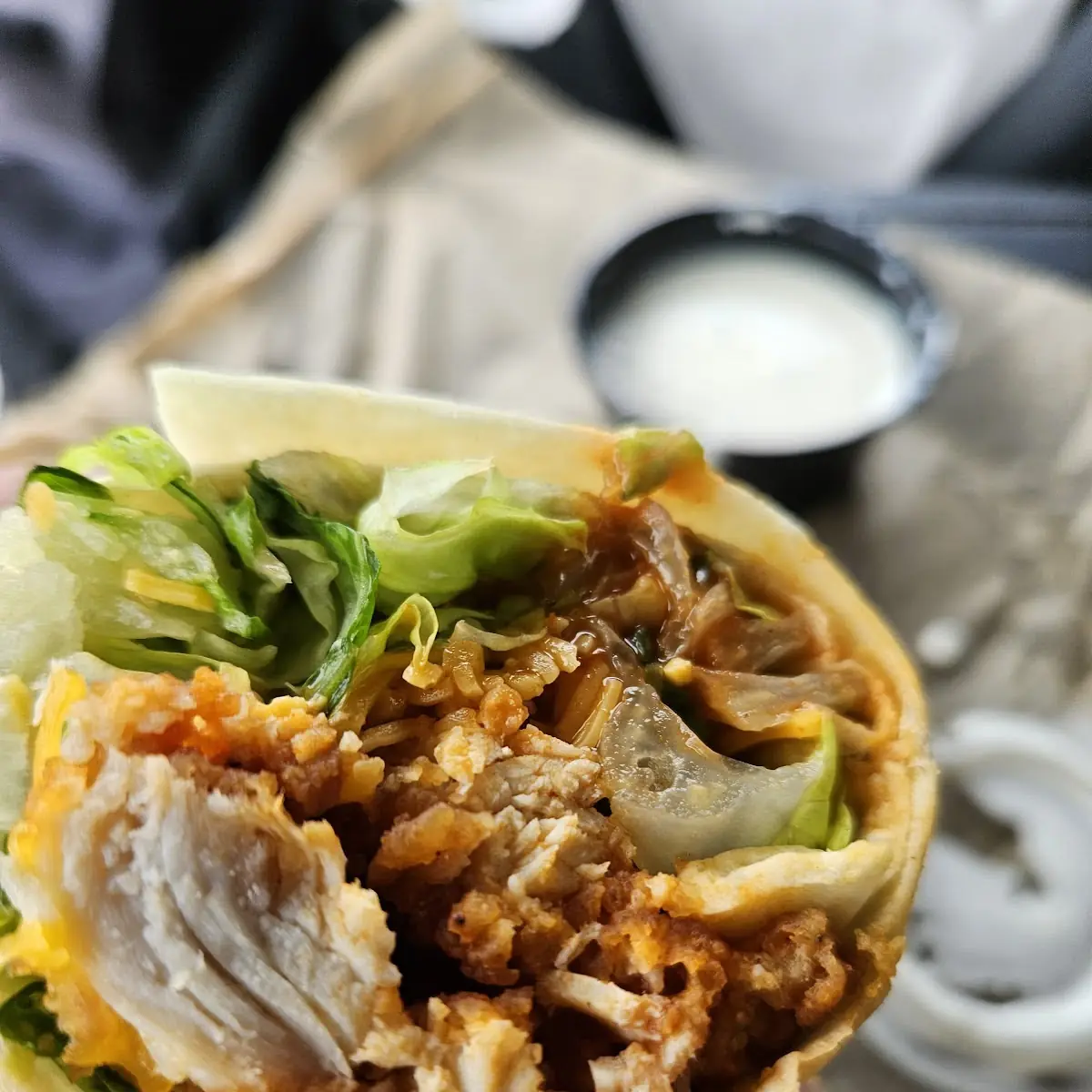 Buffalo Ranch Chicken Wrap