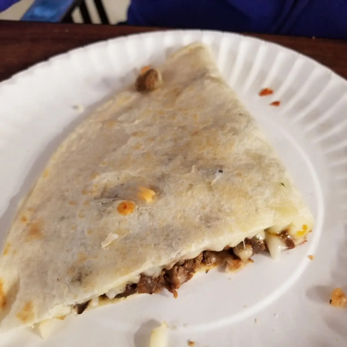 Flour Quesadilla with Meat
