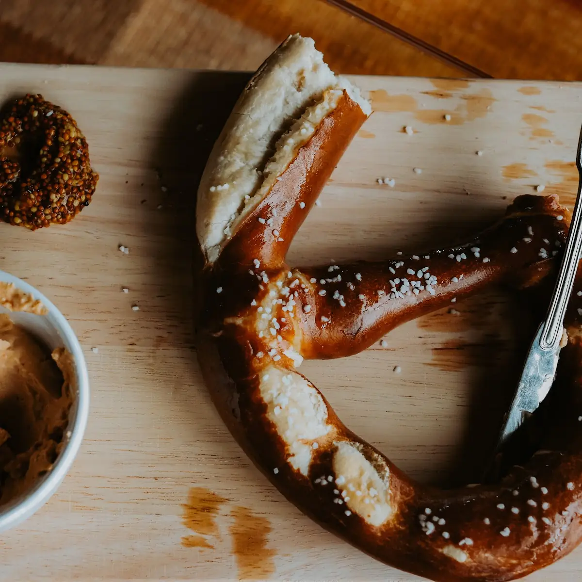 Warm Bavarian Pretzel