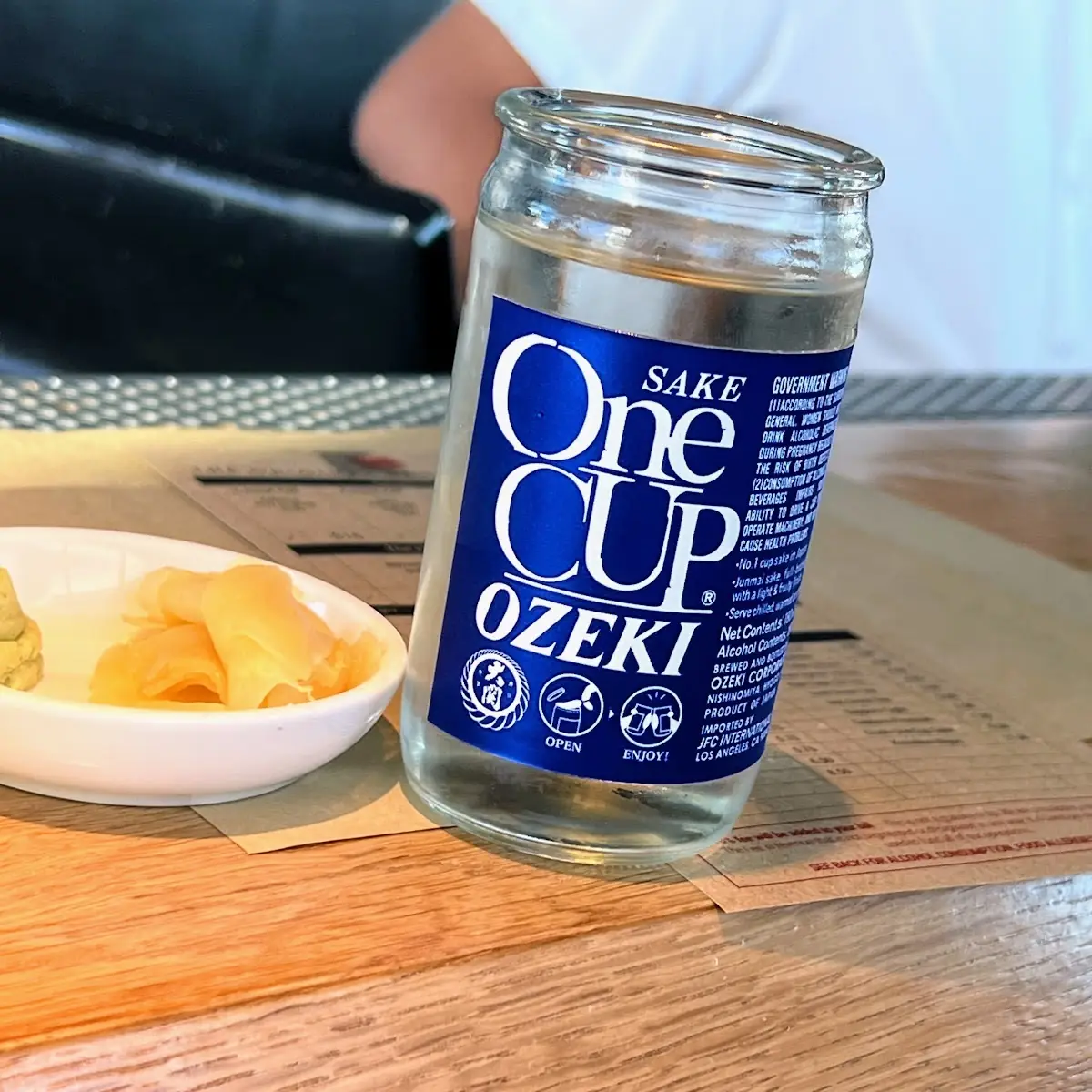 Ozeki One Cup Sake
