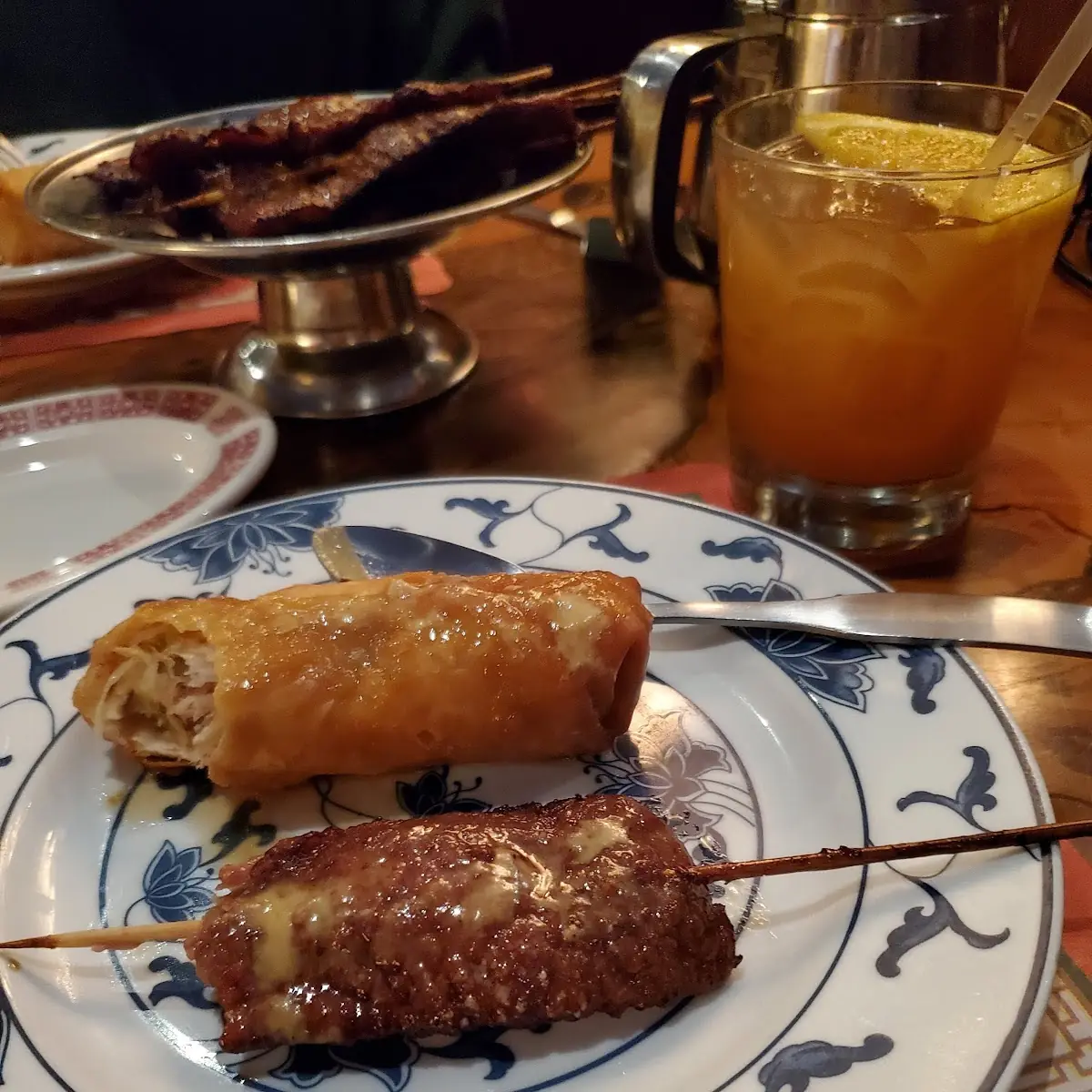 Egg Roll & Teriyaki Beef