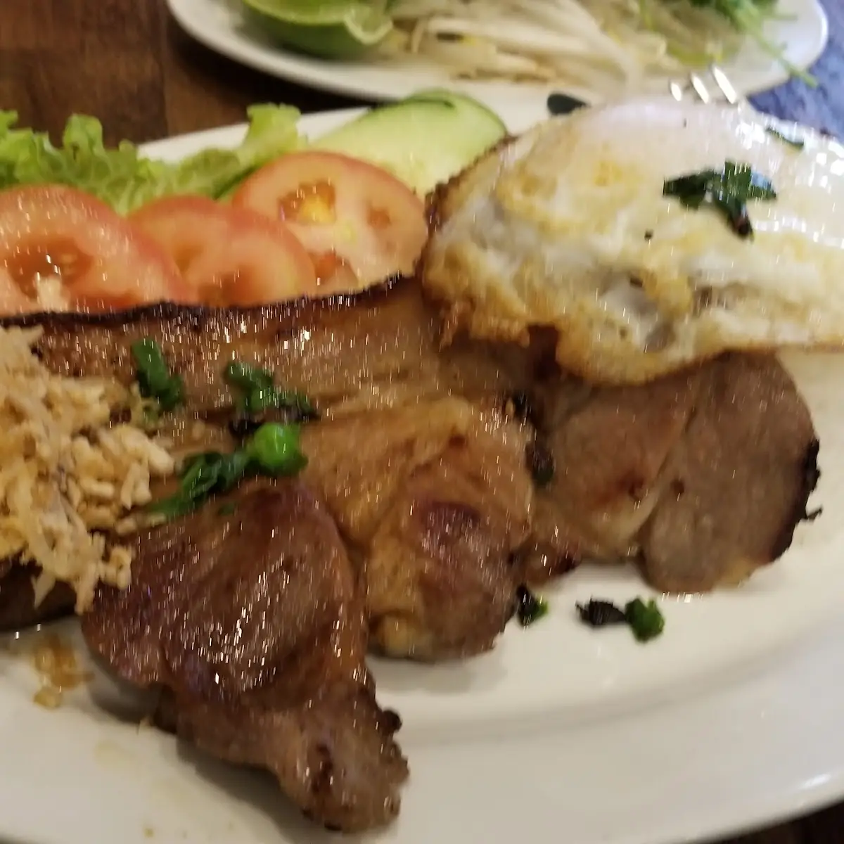 Special Pork Chops and Egg Rice