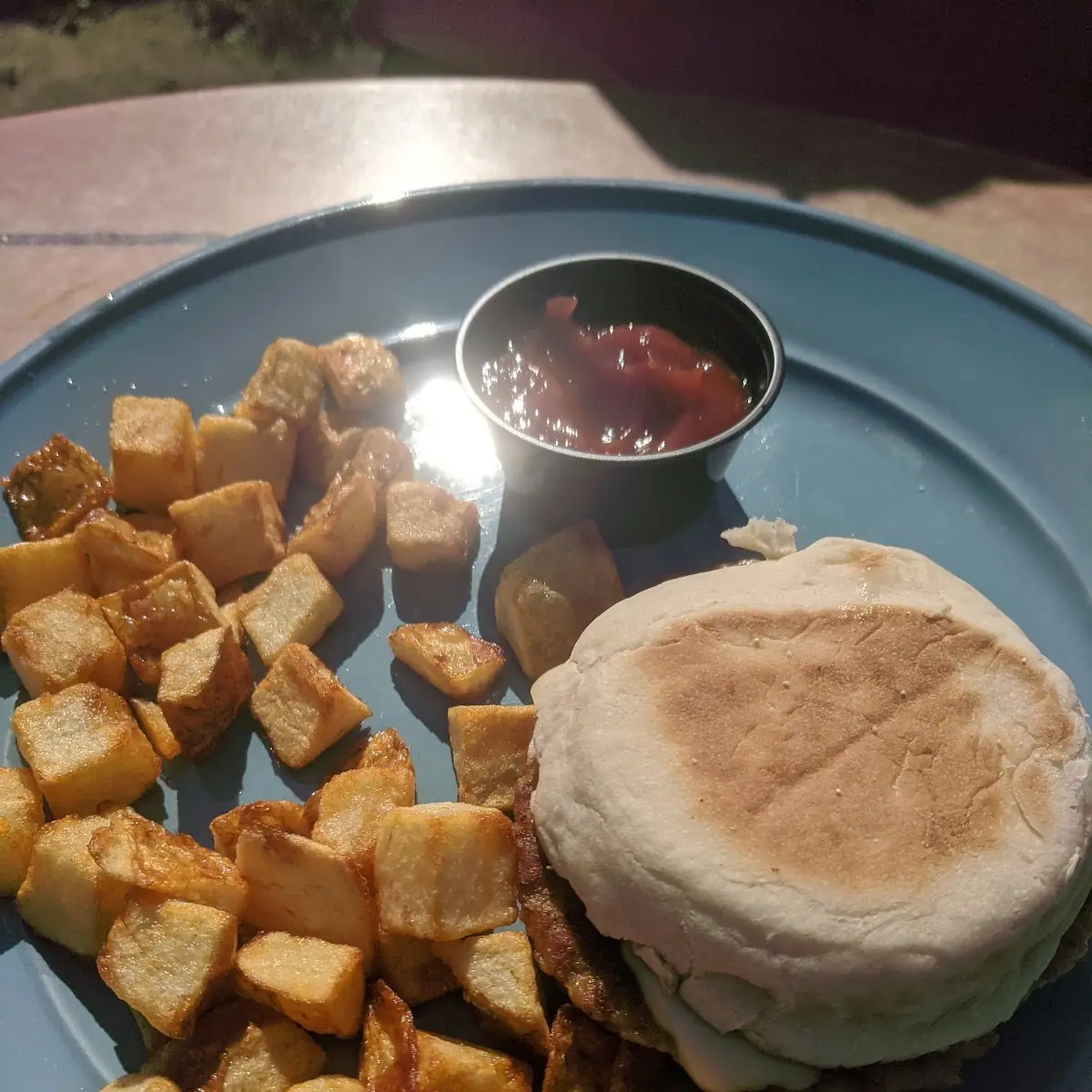 Breakfast Sandwich Plate