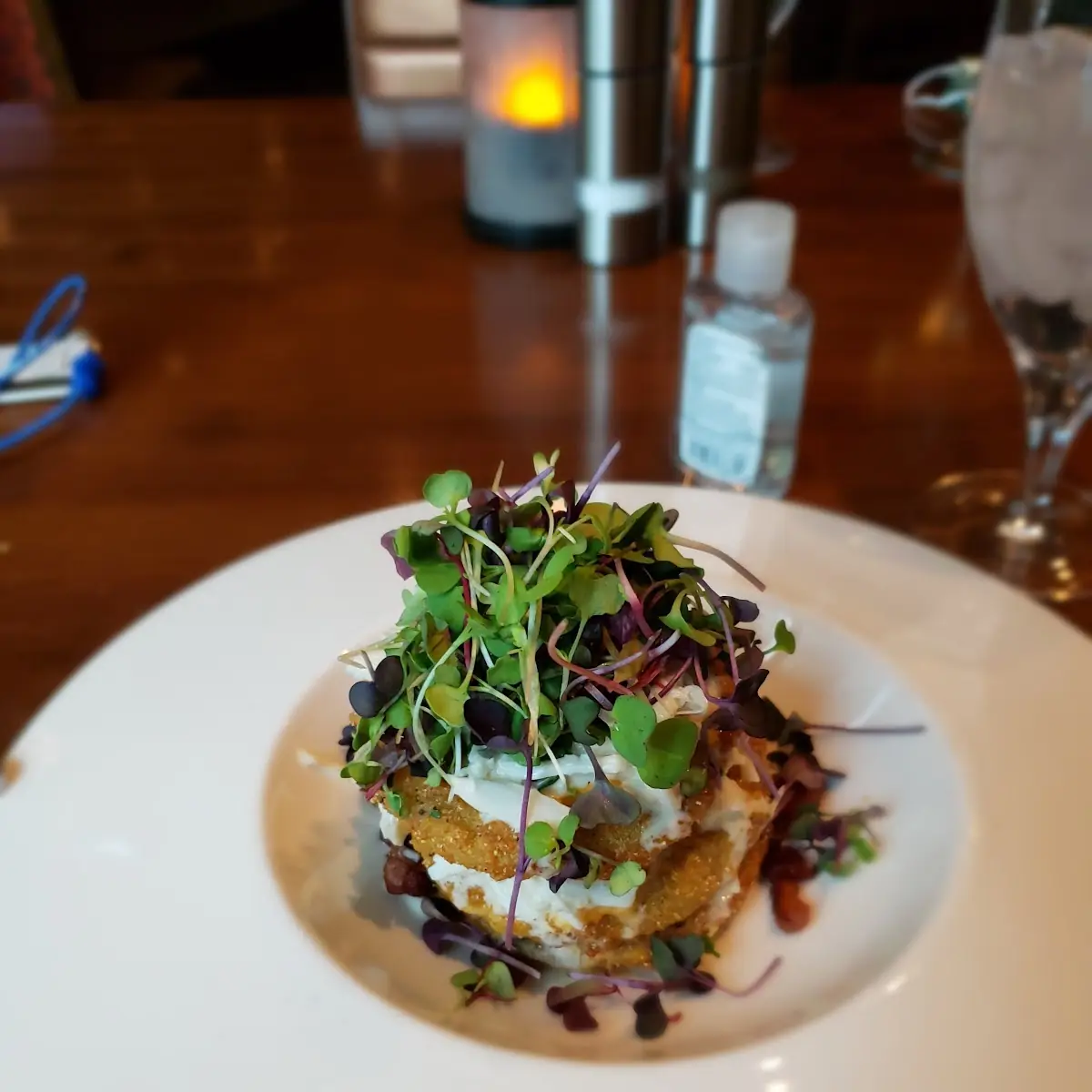 Fried Green Tomatoes with Lump Crab