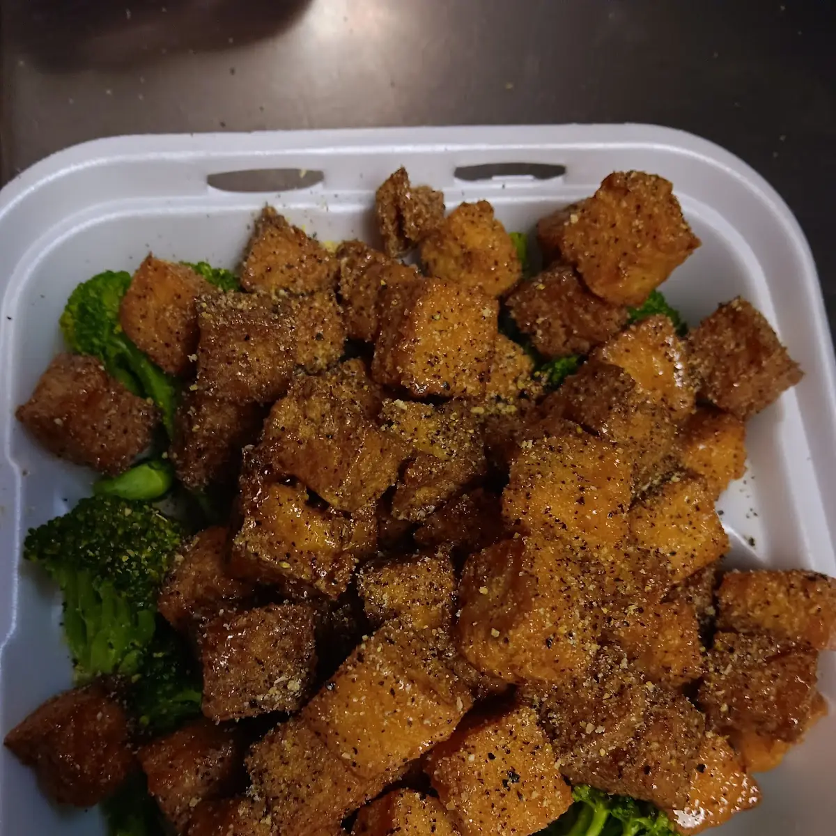 Honey Black Pepper Tofu