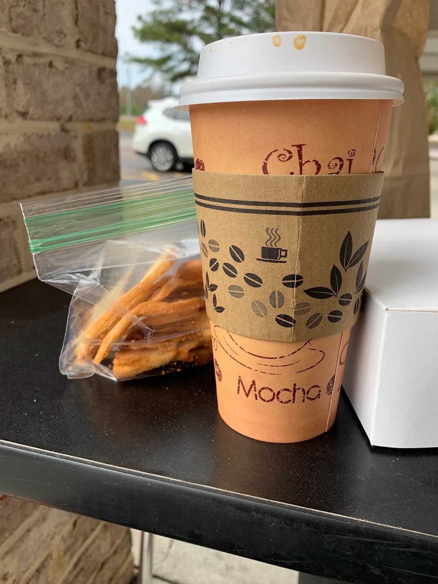 Bagel Chips and Latte