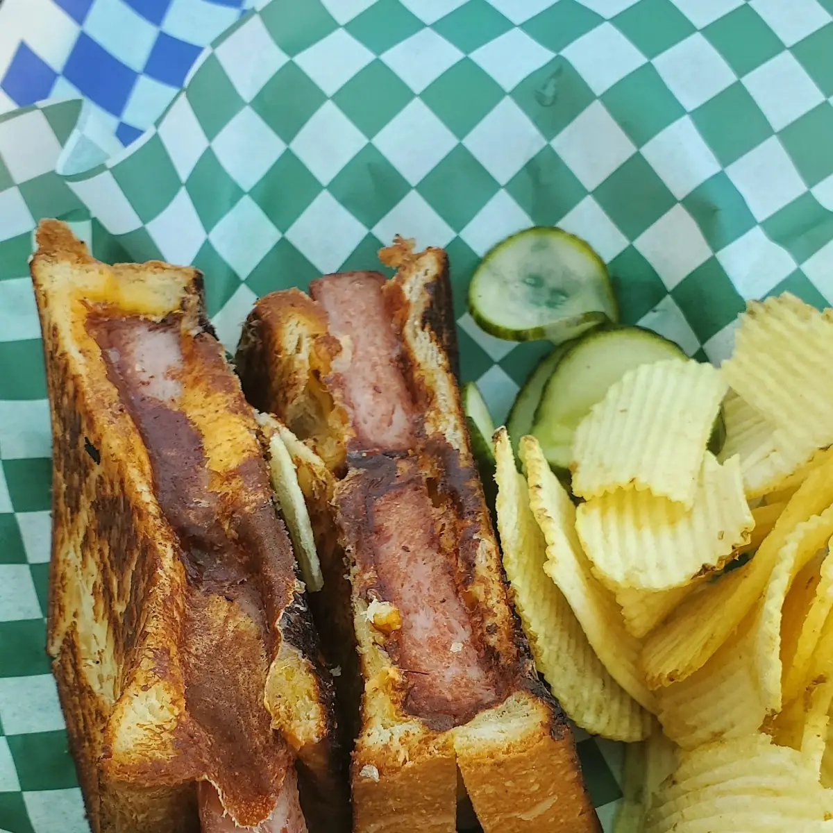 Spam Grilled Cheese