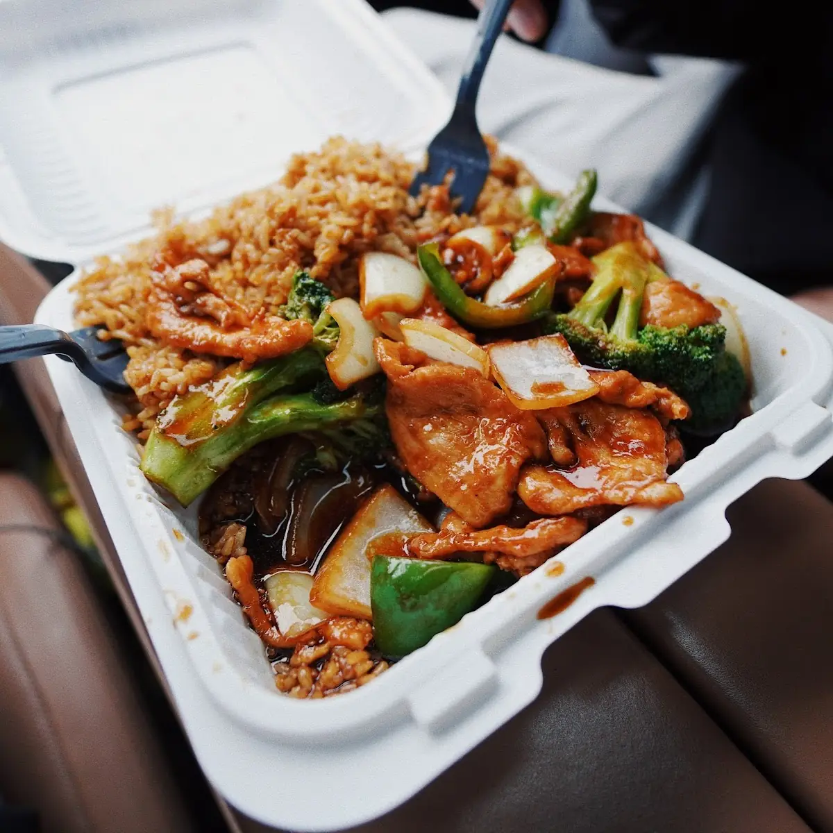 Salt Pepper Chicken with Fried Rice