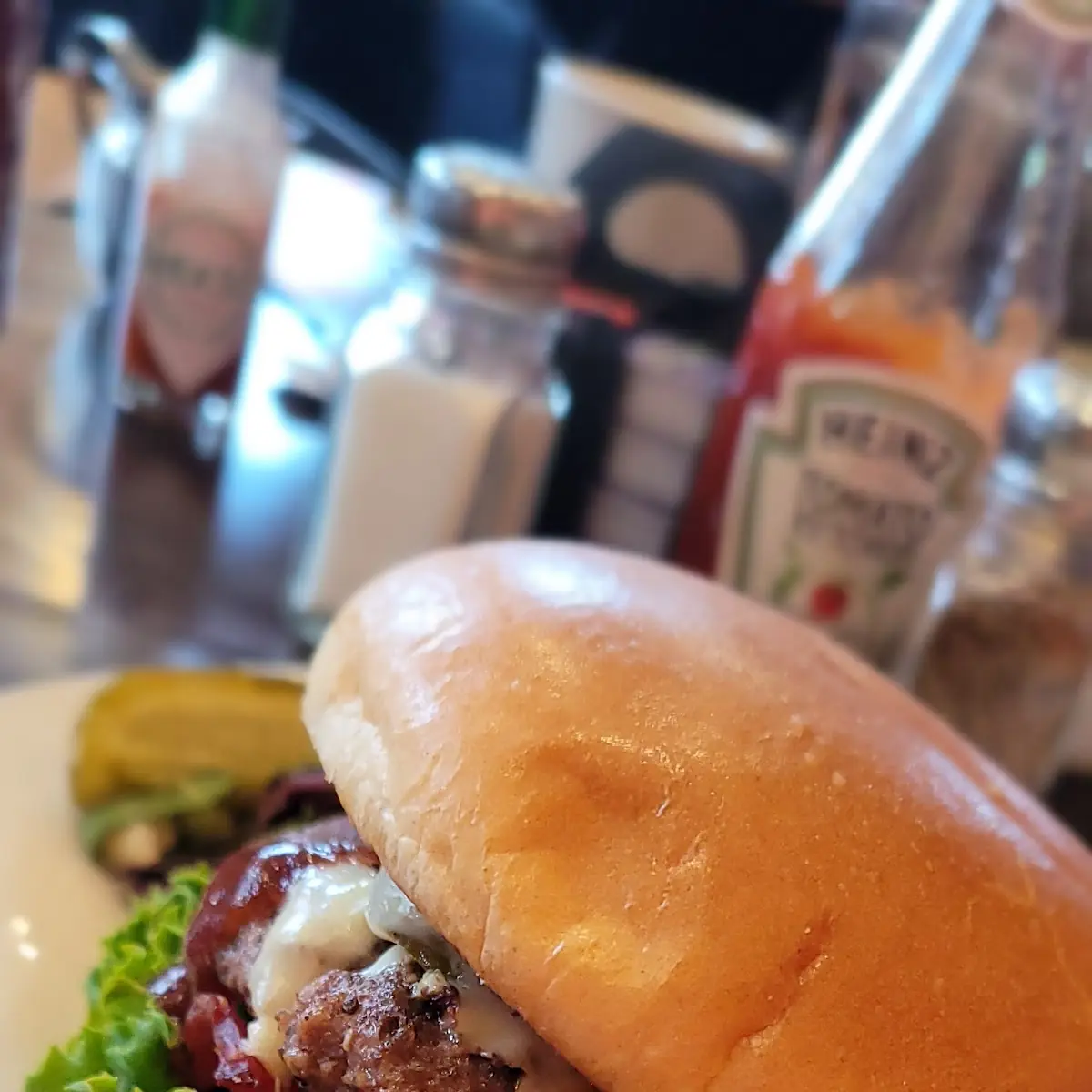 Blackened Blue Burger