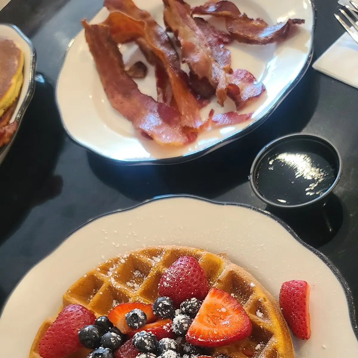 Waffle Deluxe with Fresh-Cut Berries