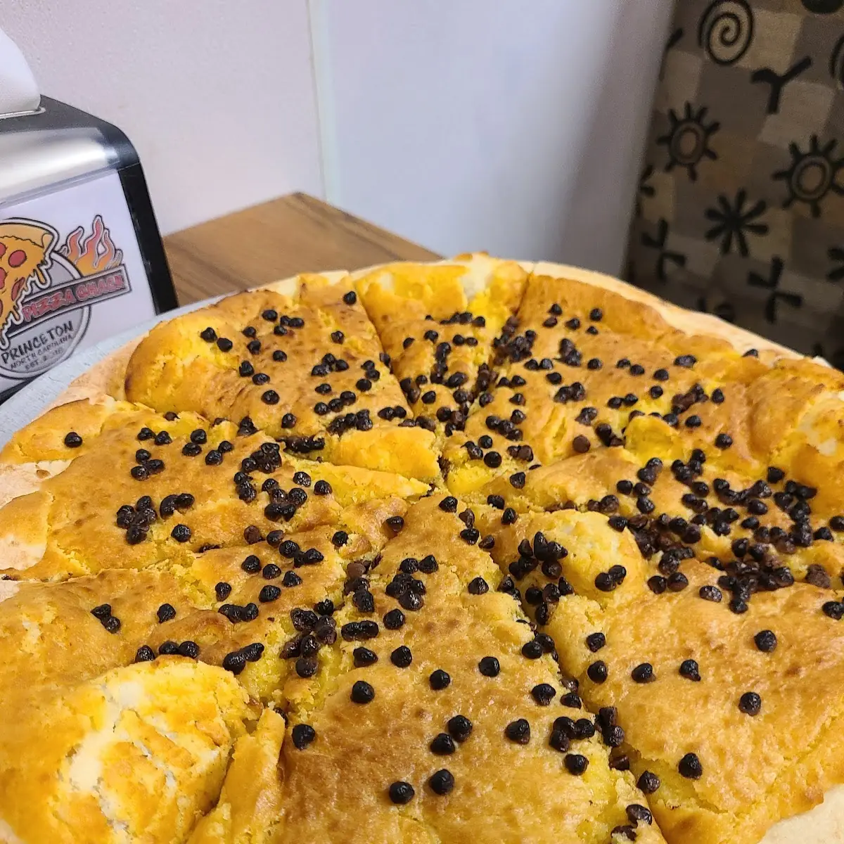 Chocolate Chip Dessert Pizza