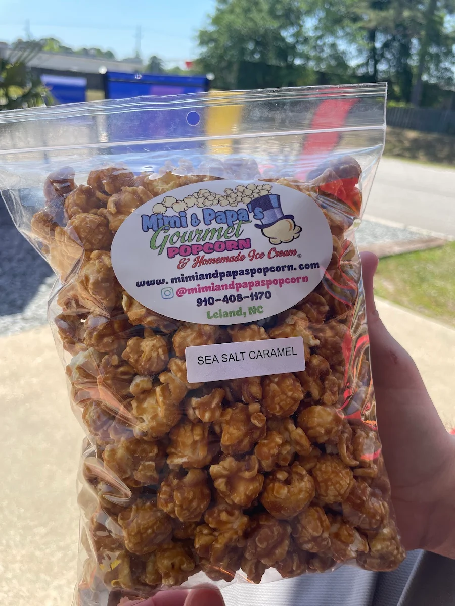 Sea Salt Carmel Popcorn