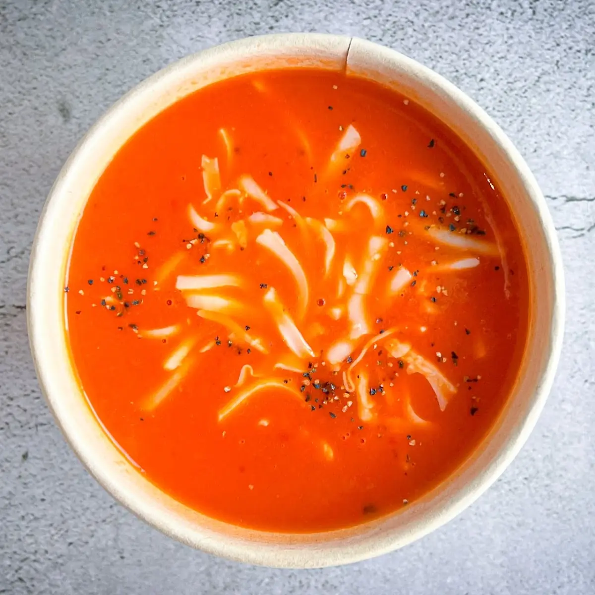 Tomato and Roasted Red Bell Pepper Soup