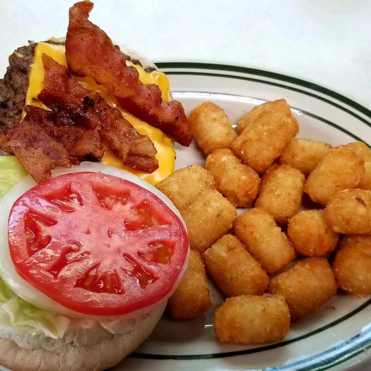 Grilled Cheese Sandwich w Tots