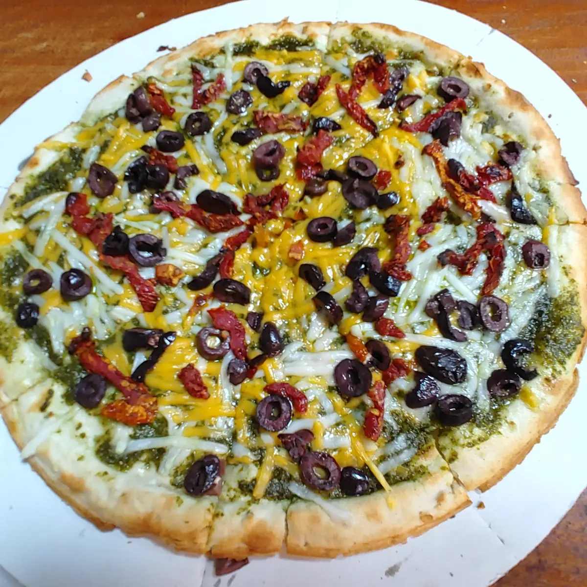 Basil Pesto Vegan Pizza