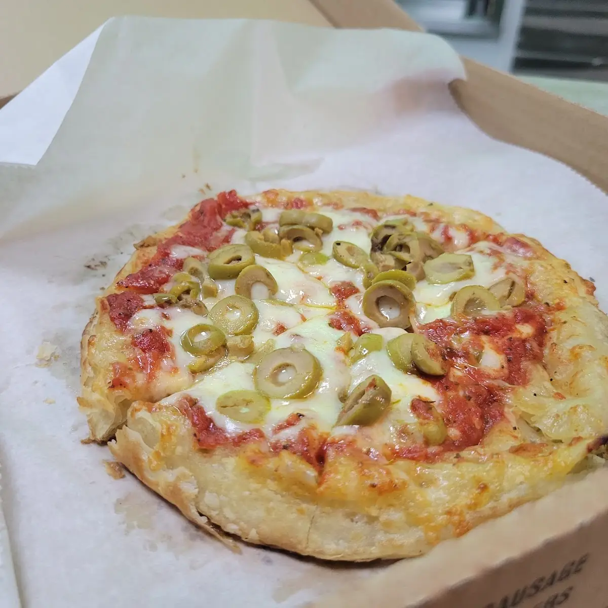 Personal Pizza with Olives