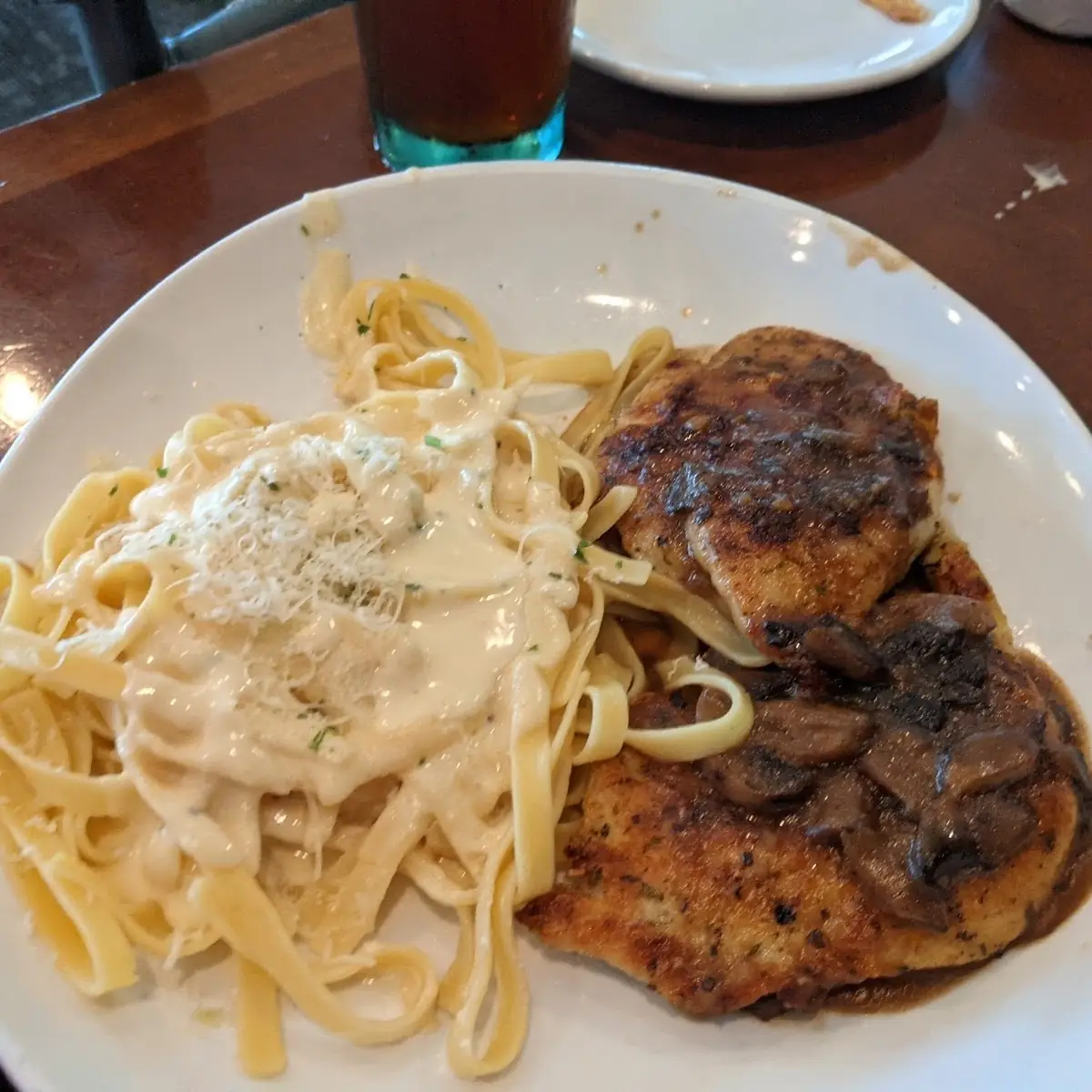 Chicken Parmigiana with Spaghetti