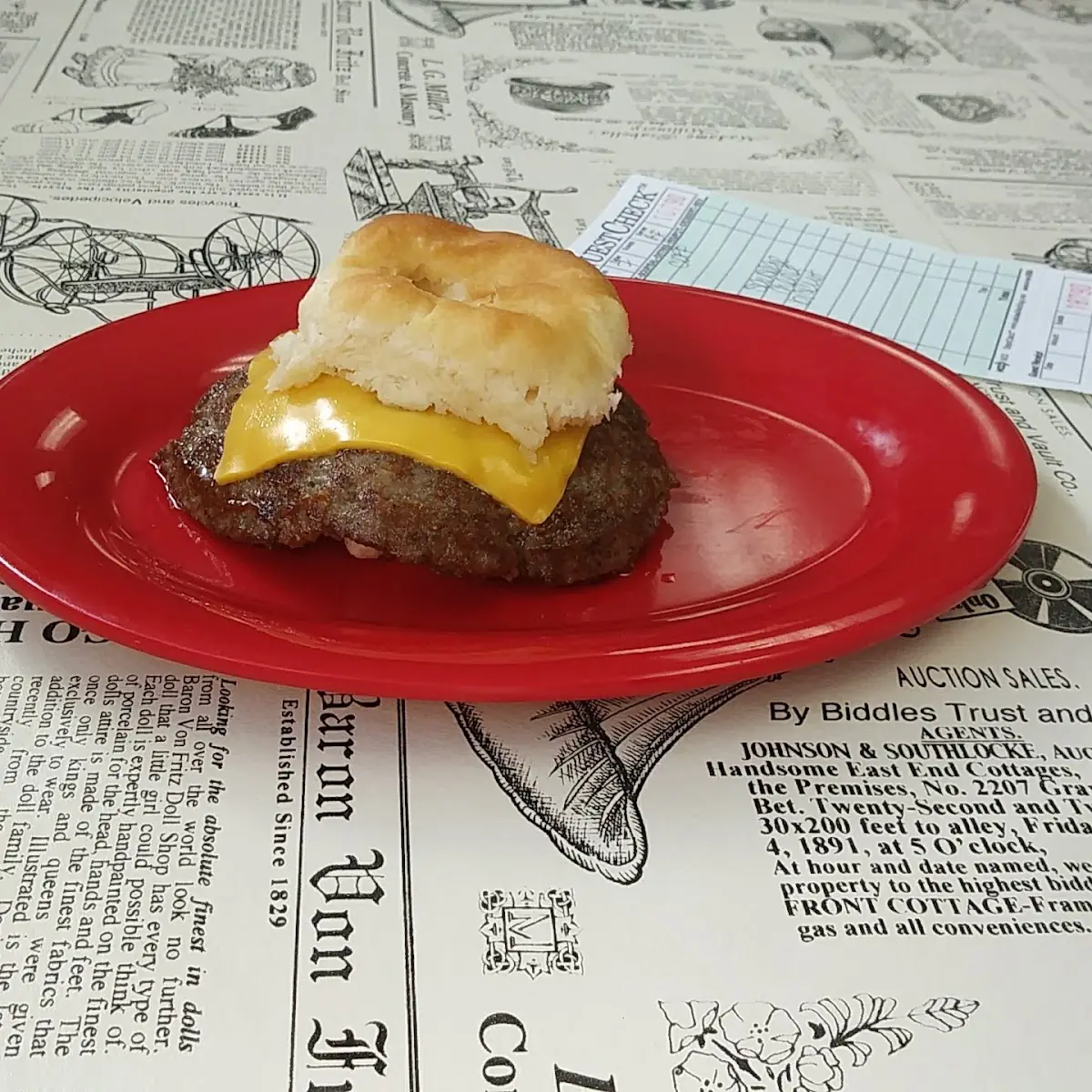 Sausage & Cheese Biscuit