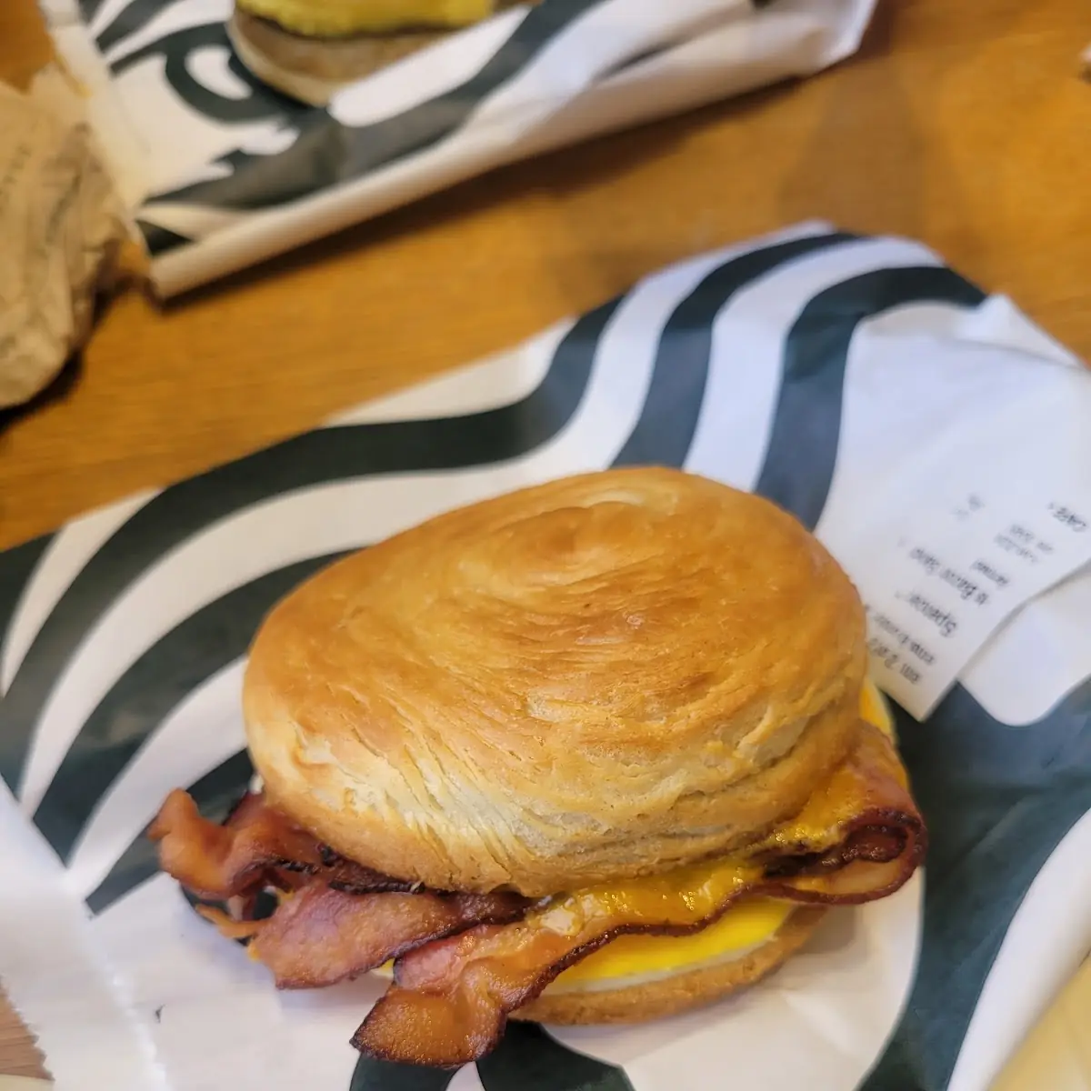 Double-Smoked Bacon Cheddar & Egg Sandwich