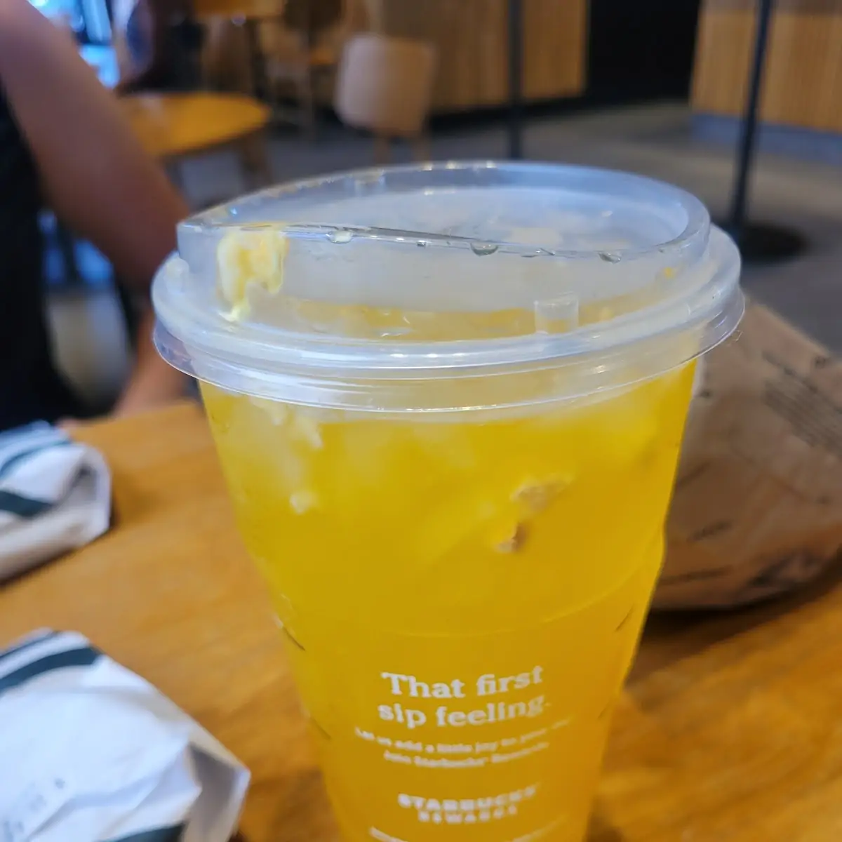 Pineapple Passionfruit Starbucks Refreshers Beverage