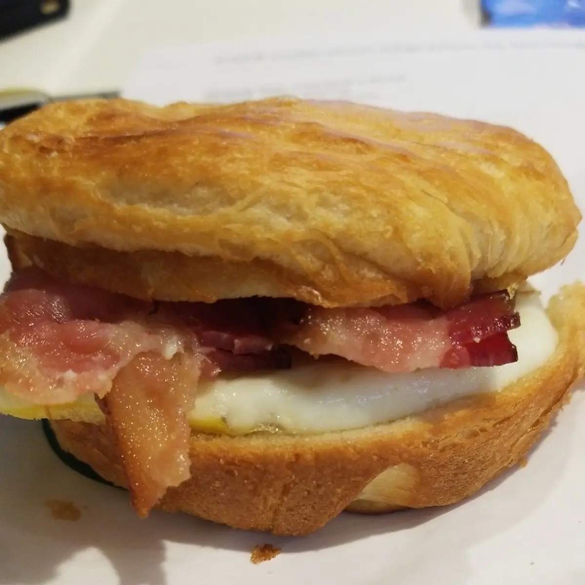 Turkey Bacon Cheddar & Egg White Sandwich