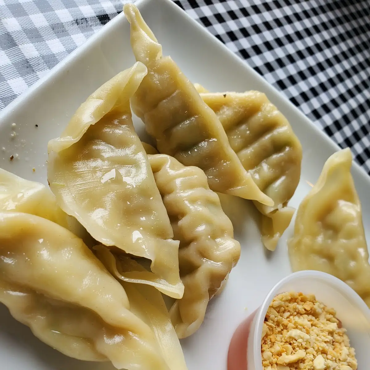 Steamed Chicken Potstickers
