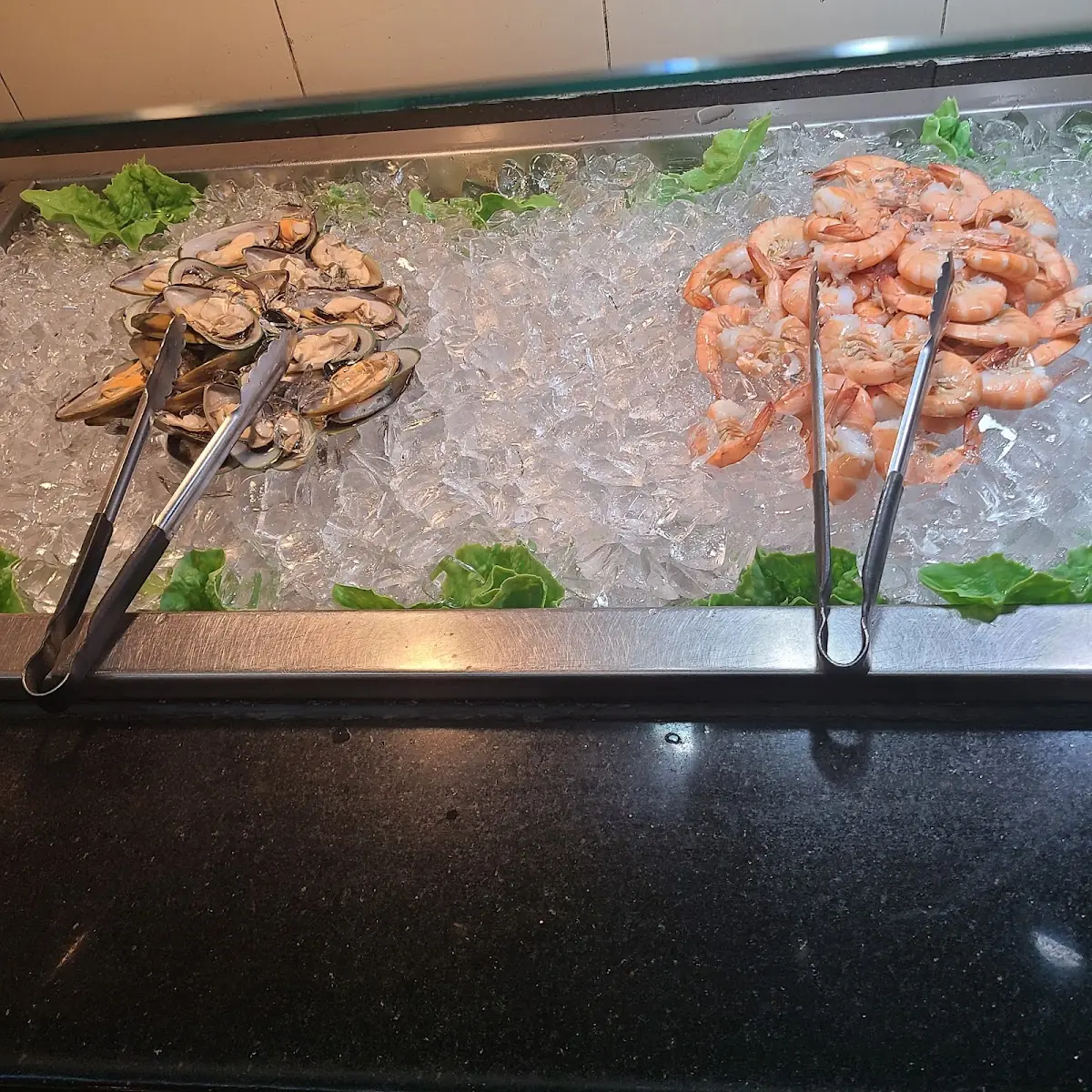 Crab Legs on the Buffet Table