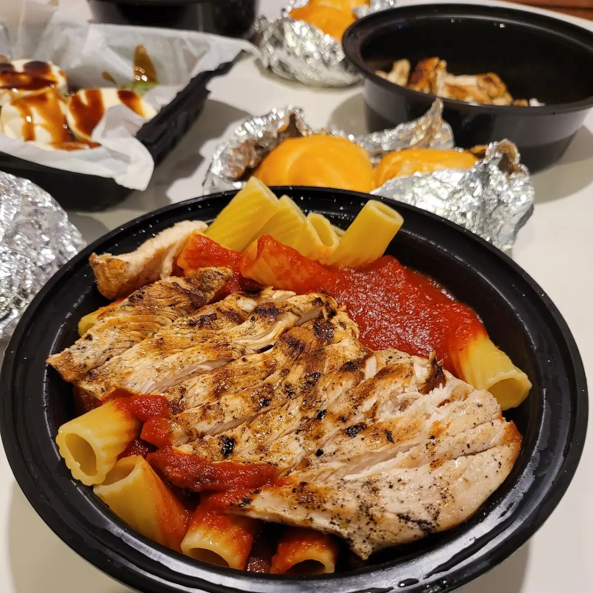 Grill Chicken/Spaghetti