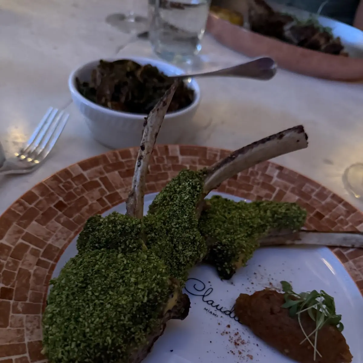 Lamb Chops with Herb Crust