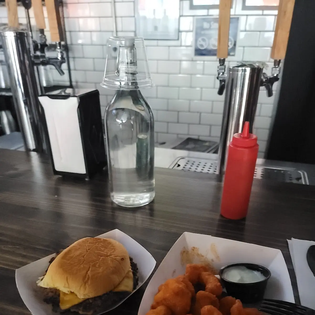 Mpossible Double Cheeseburger and Buffalo Cauliflower