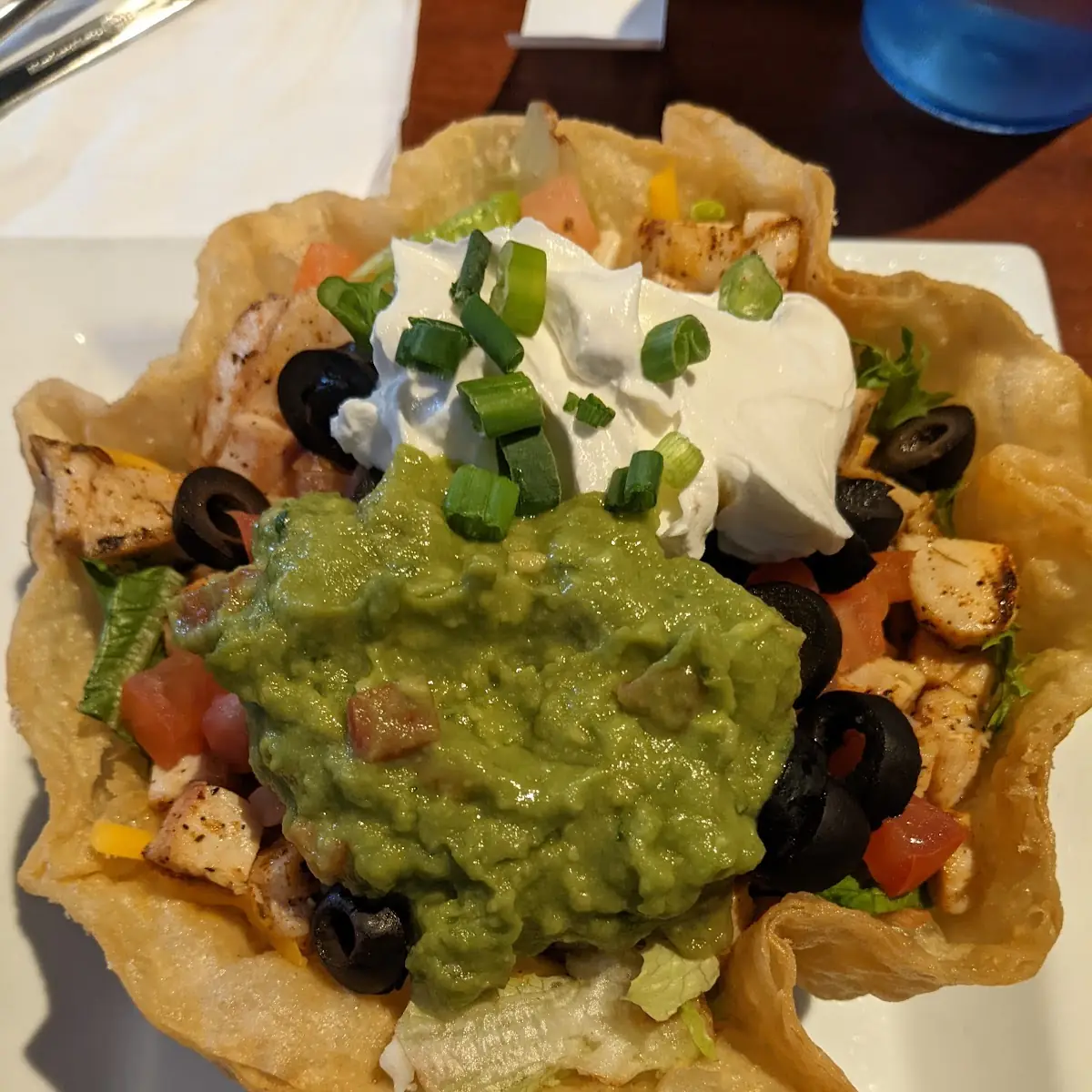 Chicken Tostada Salad