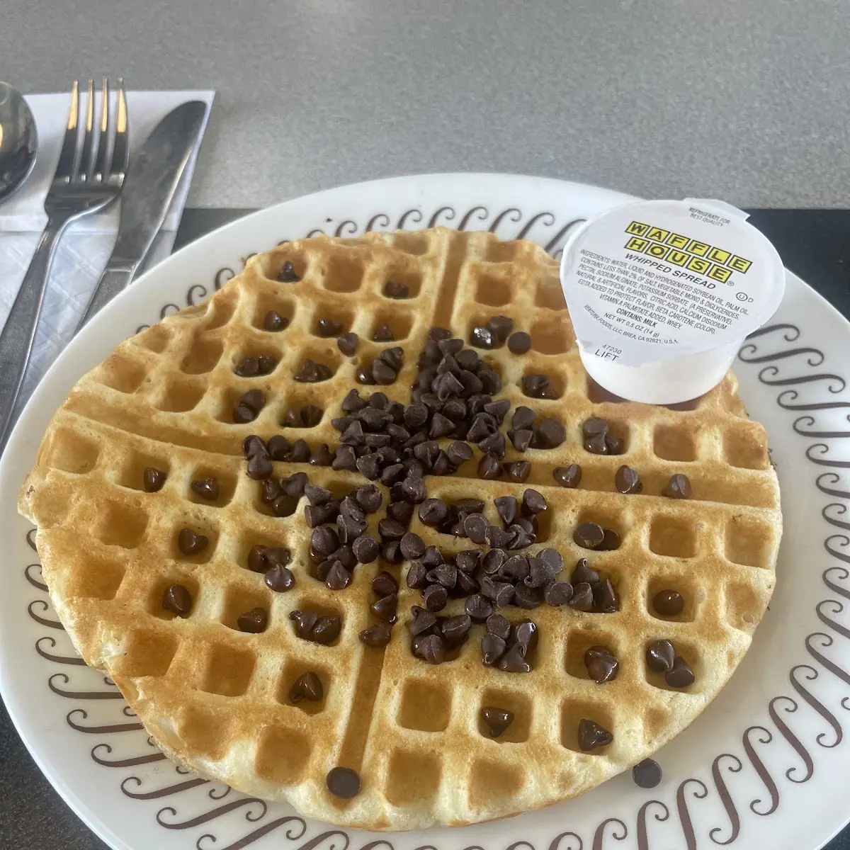 Chocolate Chip Waffle