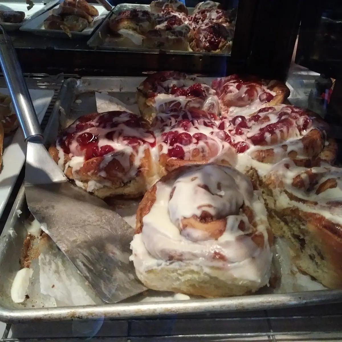 Cherry Rolls & Cinnamon Rolls