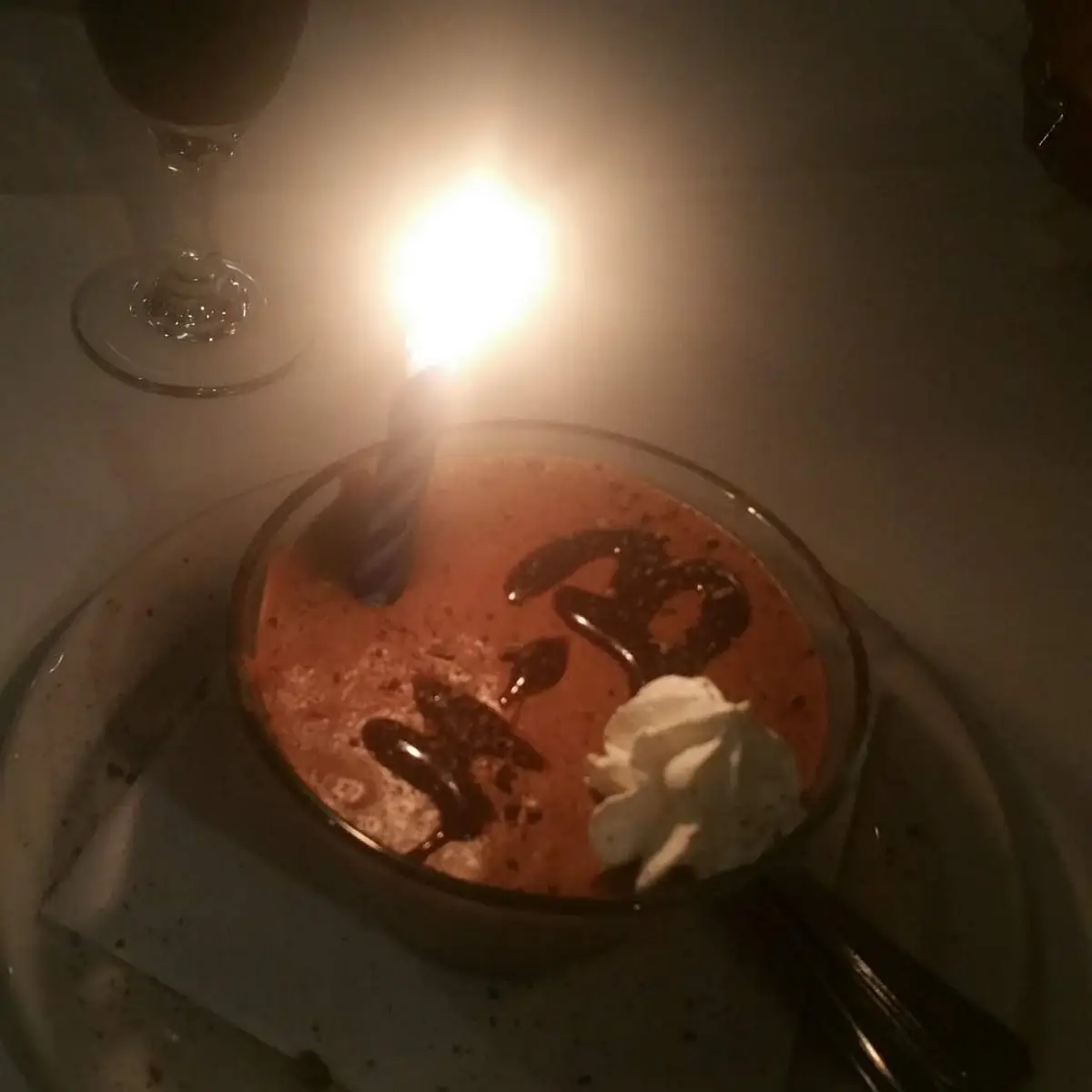 Chocolate Mousse for My Birthday