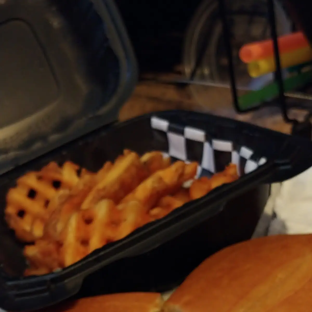 Cubano Sandwich & Waffle Fries