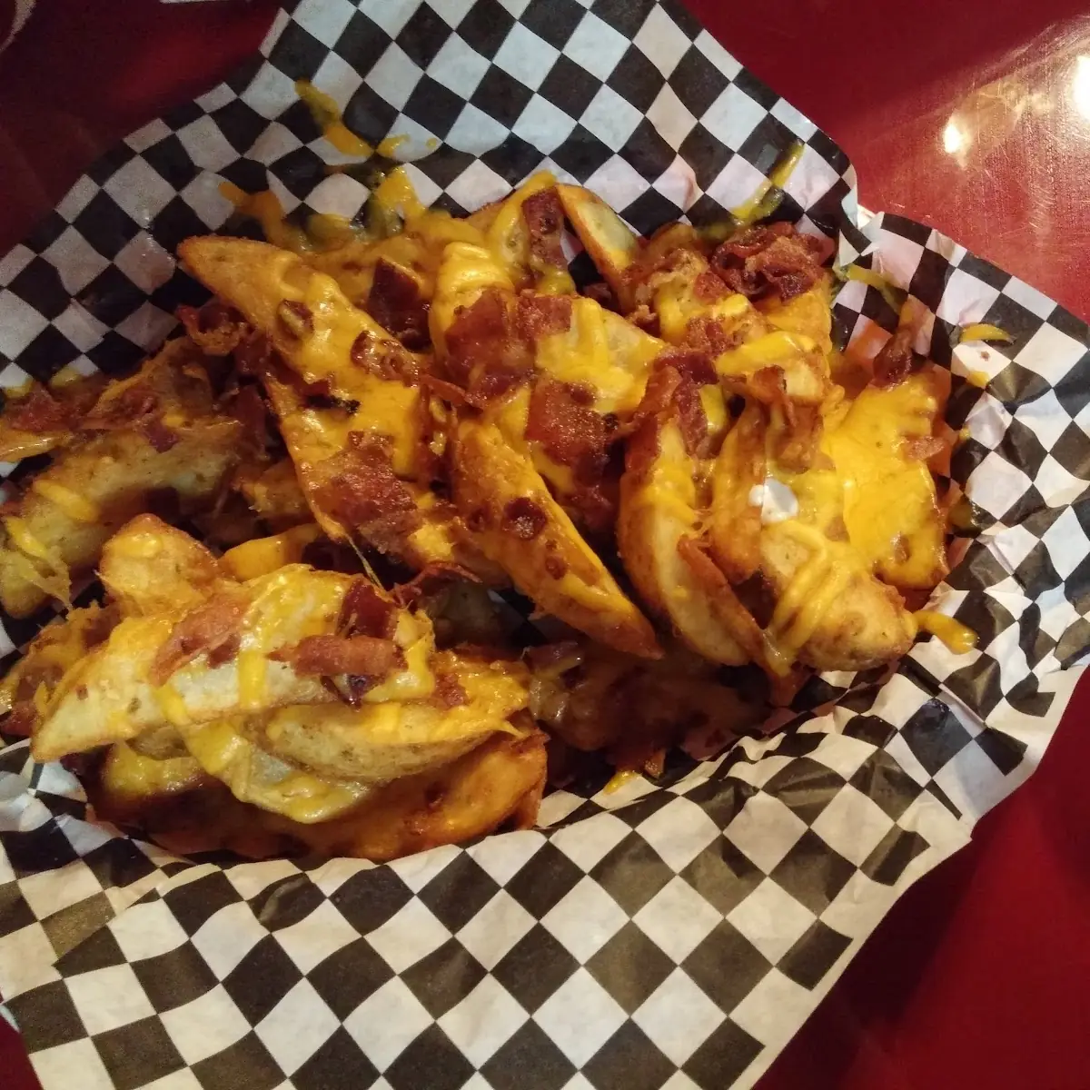 Bacon & Cheese Loaded Wedges