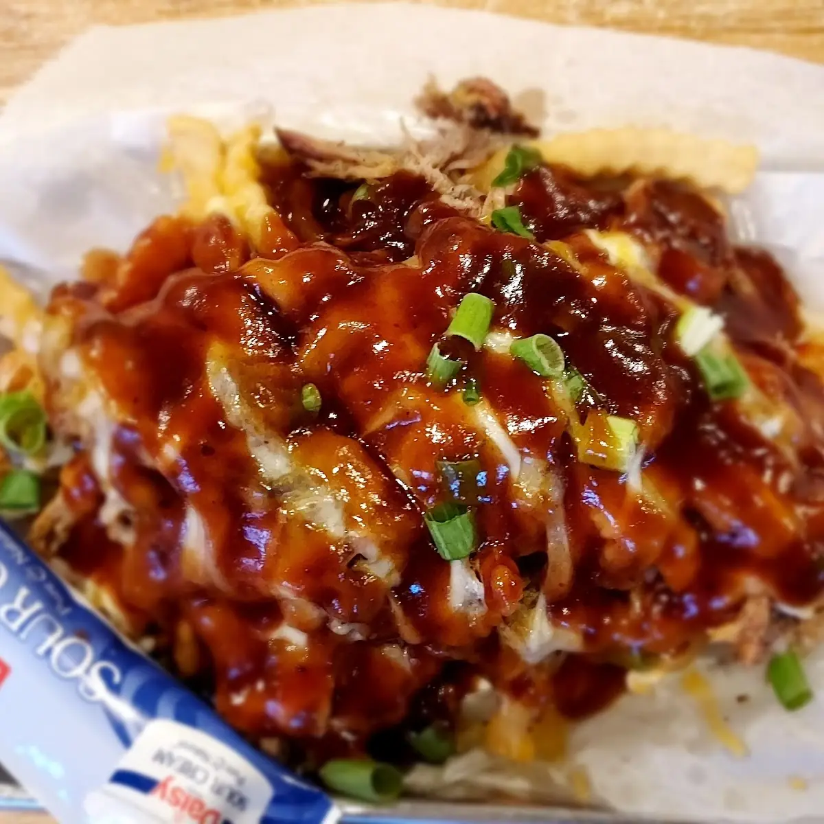 BBQ Pulled Pork Loaded Fries