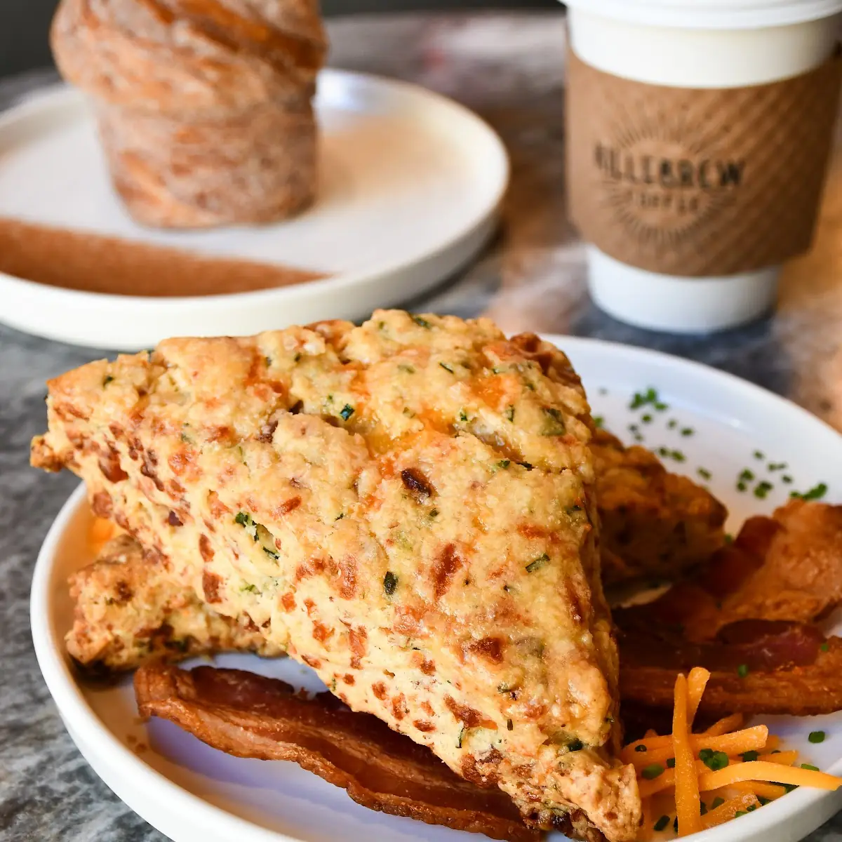 Bacon Cheddar & Chive Scone