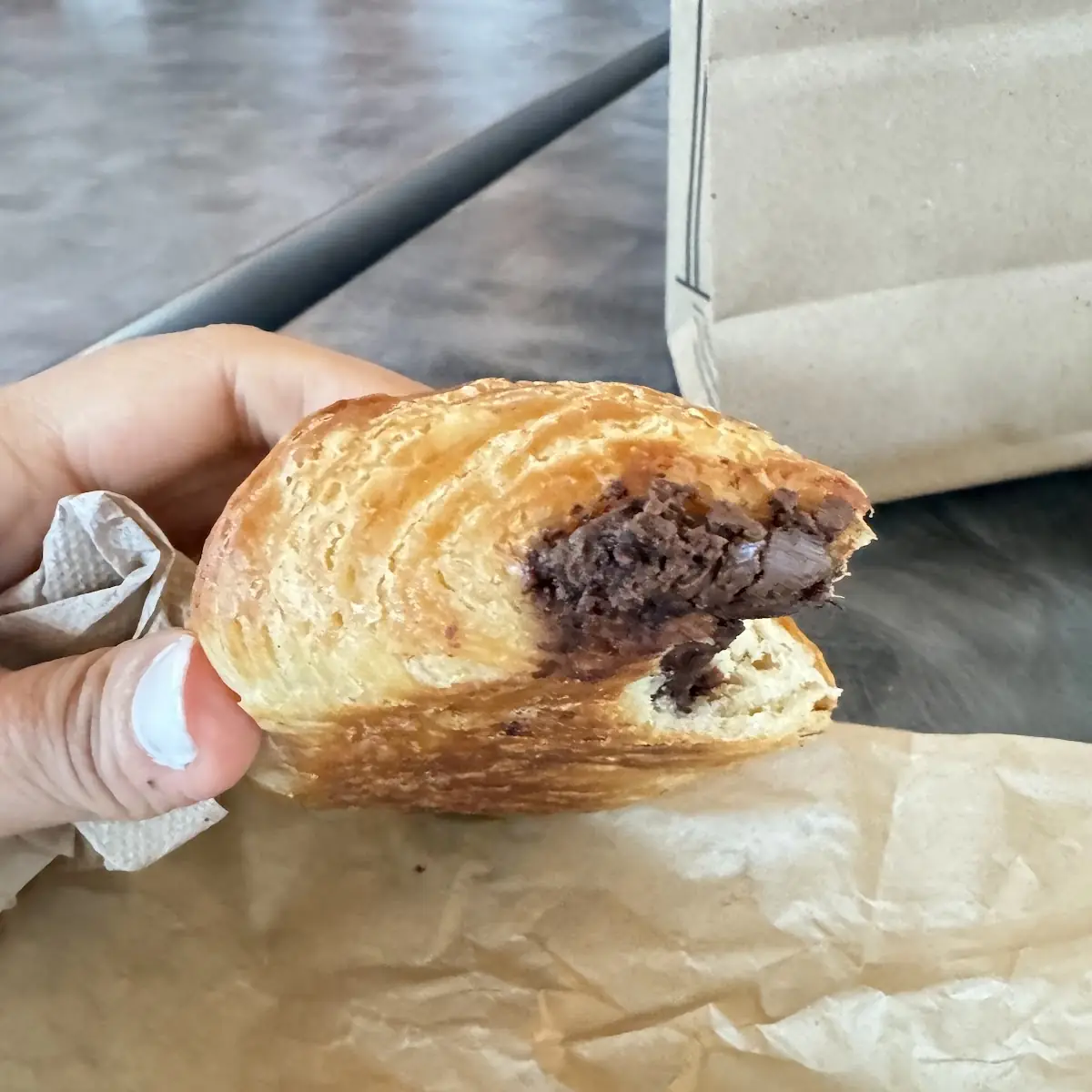 Dark Chocolate Croissant