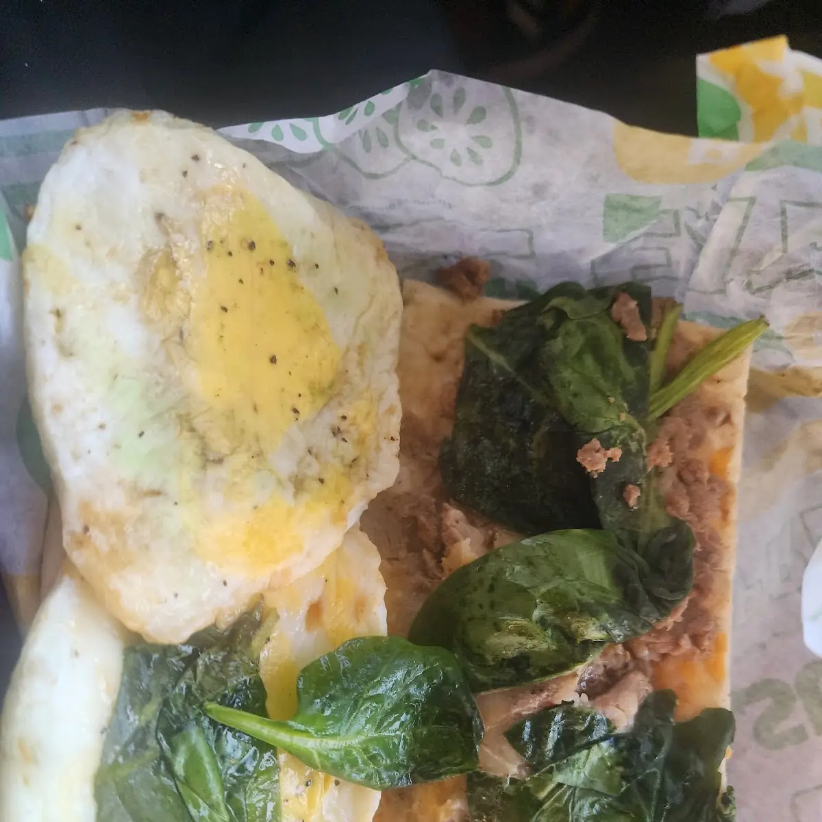Streak and Egg Breakfast Sandwich