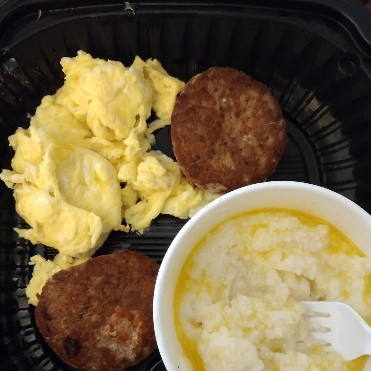 Grits Sausage Eggs