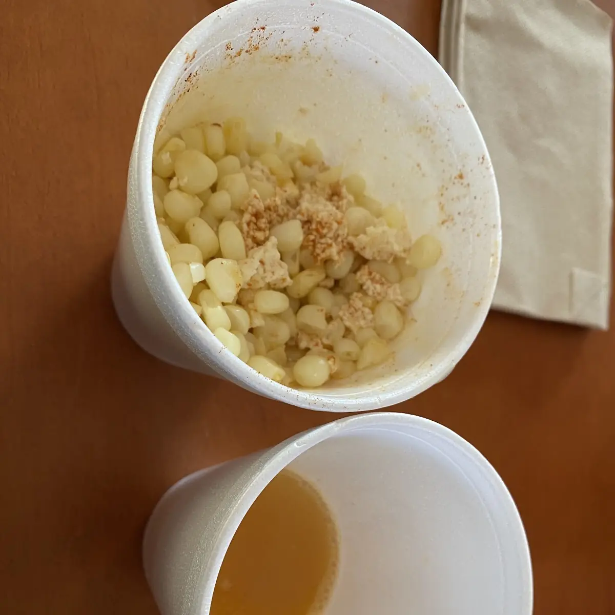 Elote En Vaso Corn in a Cup